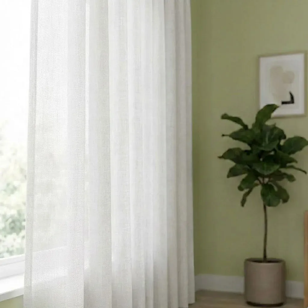 RIDEAU ETAMINE PURO LINO NATUREL