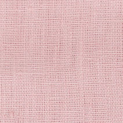 JETÉ DE LIT LIN LAVE ROSE POUDRE