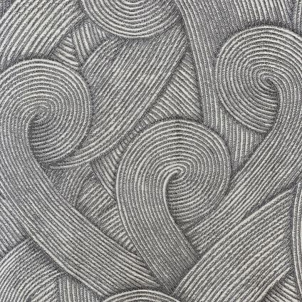 JETÉ DE LIT SUNA JACQUARD GRIS