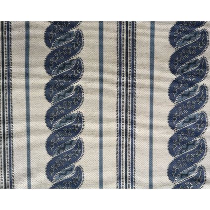 BAIN DE SOLEIL MENERBES STRIPE INDIGO ECRU OUTDOOR