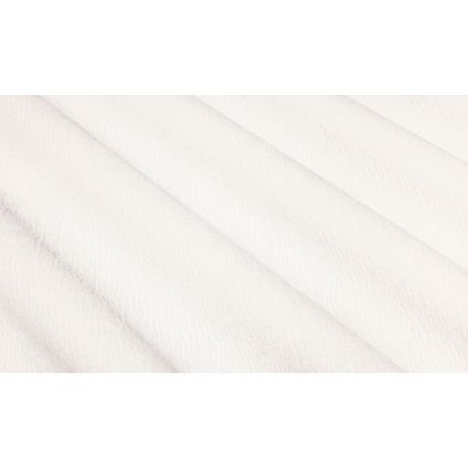 CACHE-SOMMIER VELOURS FROISSÉ WHITE