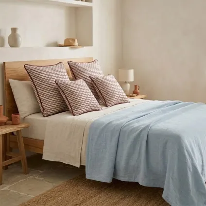 COUSSIN DUNES BRIQUE FOND ECRU OUTDOOR