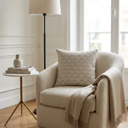 Coussin Memphis jacquard