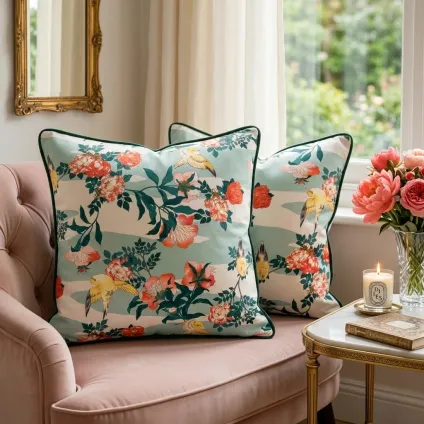COUSSIN OBI NUDE CIEL SUR VELOURS