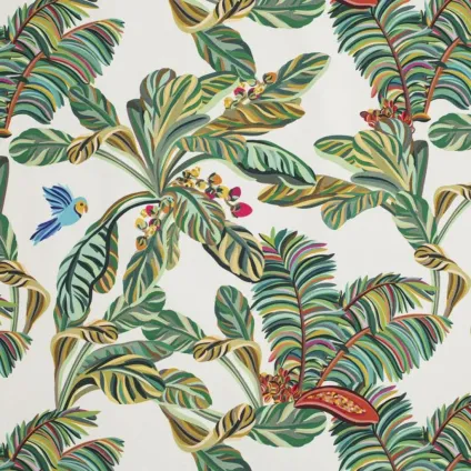 TISSU AU METRE YASMINE ALL OVER MULTICOLORE COTON