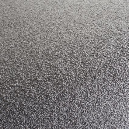 JETÉ DE LIT ASCENDENT BOUCLETTE GRIS PERLE