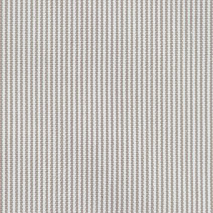 JETÉ DE LIT PETITE RAYURE TALAIOT ECRU ET BEIGE