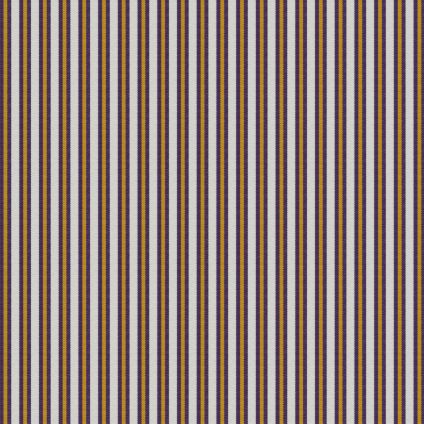 JETÉ DE LIT RAYURE POLLENSA AUBERGINE ET OCRE