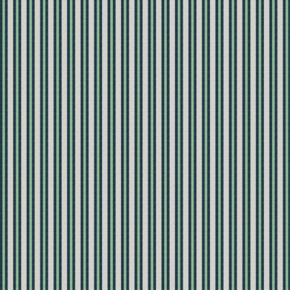 JETÉ DE LIT RAYURE POLLENSA BLEU FONCE ET VERT CLAIR
