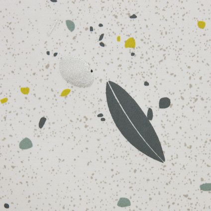 JETÉ DE LIT OLEA ARGENT