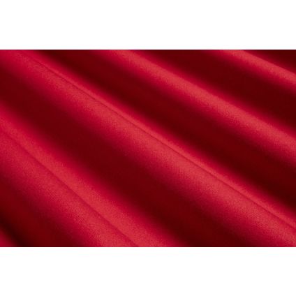 JETÉ DE LIT LAINE RECYCLEE ROUGE VIF - NON FEU