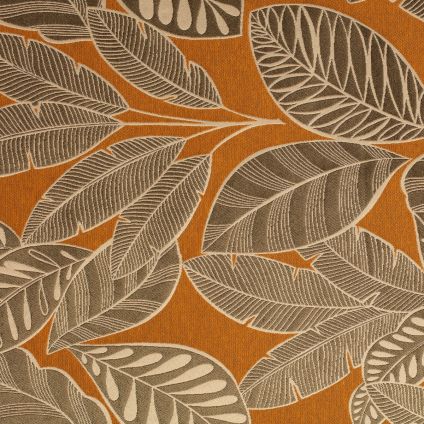 JETÉ DE LIT YUCATAN BEIGE FOND OCRE
