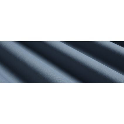 JETÉ DE LIT BACCARAT BLEU ACIER NON FEU M1