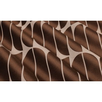 JETÉ DE LIT CREATONE 4204 JACQUARD COGNAC