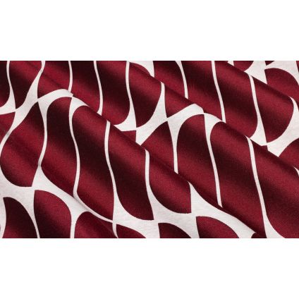 JETÉ DE LIT CREATONE 4204 JACQUARD MERLOT