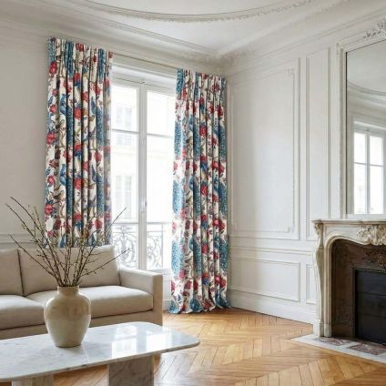 RIDEAU ALEXANDRA-Naturel velours