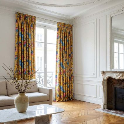 RIDEAU ALEXANDRA-Safran velours