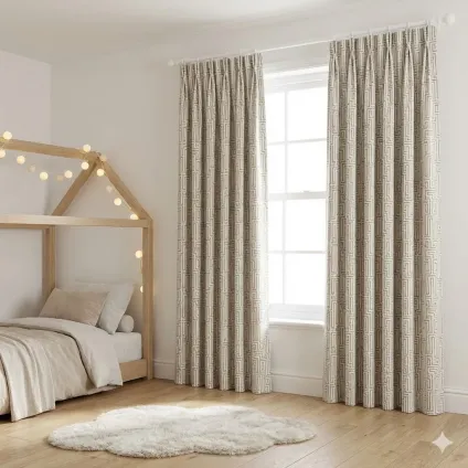 RIDEAU BABY ECRU TAUPE