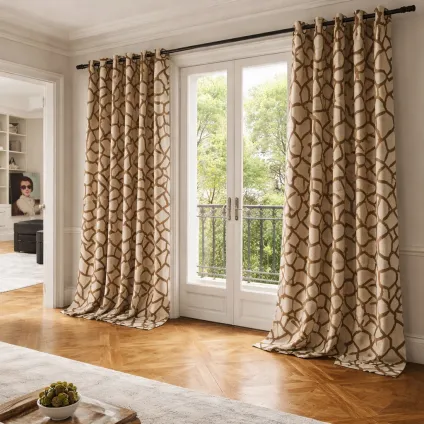 RIDEAU BLUES JACQUARD BRONZE