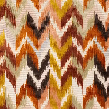 Tissu Ikat Jacquard