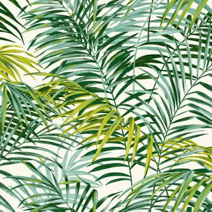TISSU PALM SPRINGS VERT SUR LIN
