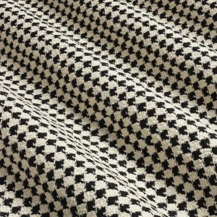 TISSU ANDREA JACQUARD NOIR / BLANC