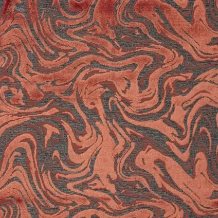 TISSU CLYDE ROUGE / GRIS