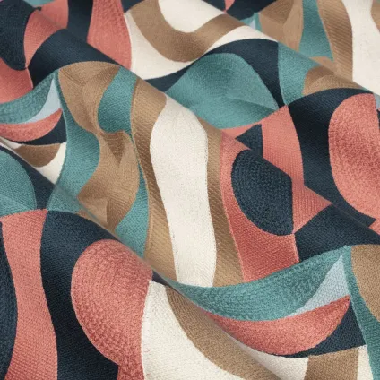 Tissu Glamour brodé