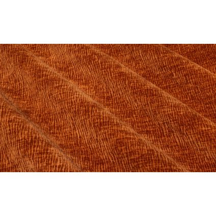 TETE DE LIT VELOURS FROISSÉ RUST