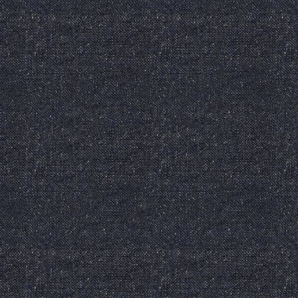 TISSU AU METRE LUCIA MARINE FIL OR